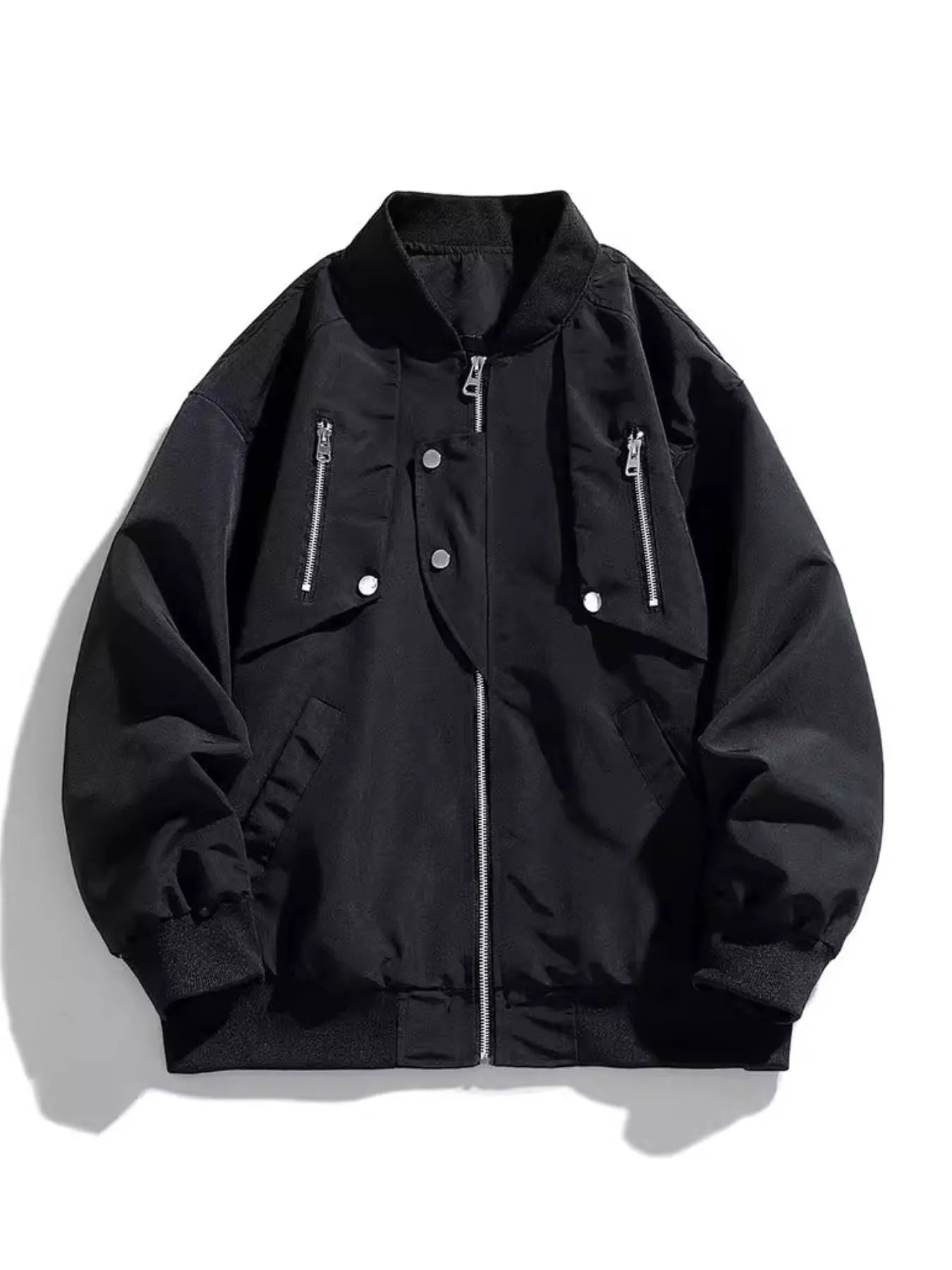 Men's Plus Size Casual Lightweight Bomber Jacket - Farnelli