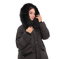 Genuine Fur Trim Down Fill Coat