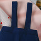 Children's Heart Print Bodysuit & Suspender Pants Set - Farnelli