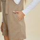 Double Take Full Size Texture Sleeveless Romper - Farnelli