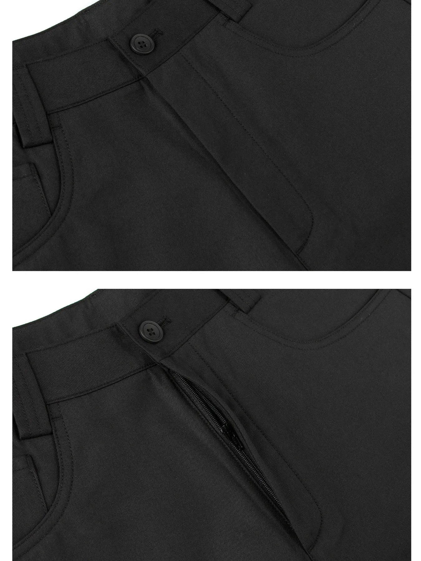 Men's Wide Leg High Waisted Pants - Farnelli