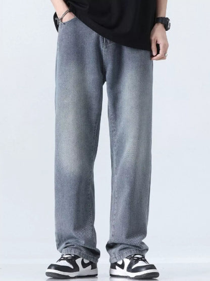 Men's Relaxed Fit Straight Leg Jeans - Farnelli