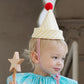Yellow Linen Party Hat