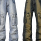 Men's Wide Leg Cargo Jeans - Farnelli