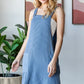 Heimish Full Size Ribbed Sleeveless Mini Tank Dress Plus Size - Farnelli