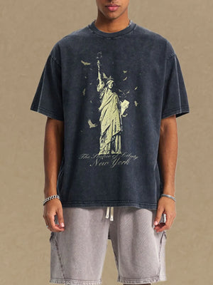 Men's Graphic Round Neck Half Sleeve T-Shirt - Farnelli