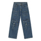 Mid Rise Men's Jeans with Cargo Pockets - Farnelli