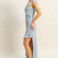 HYFVE Chiffon Ruffle Trim Midi Dress - Farnelli