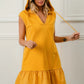 BiBi Ruffled French Terry Hooded Dress - Farnelli