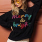 BiBi Tinsel Lettering Christmas Sweater - Farnelli