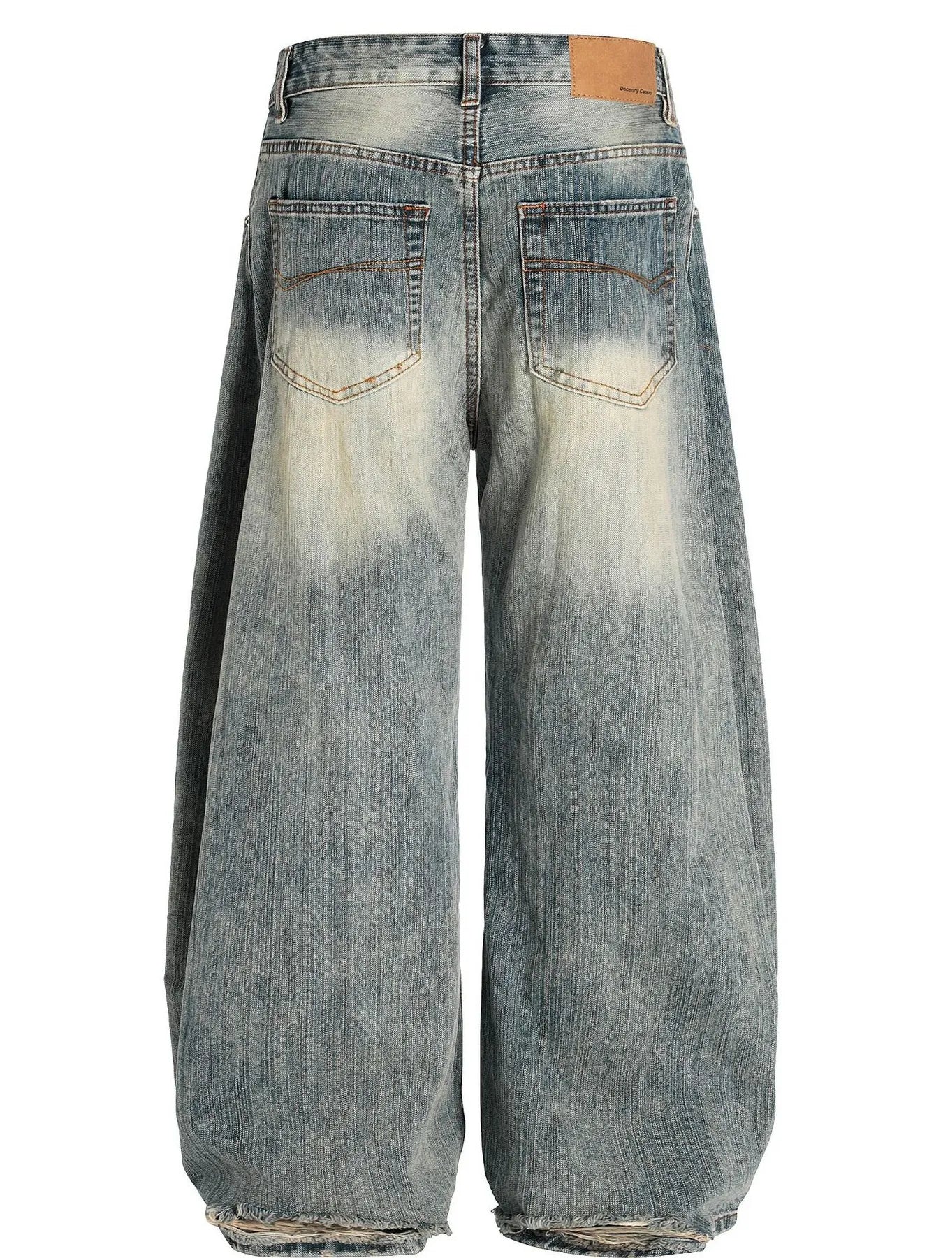 Men's Vintage Washed Baggy Jeans - Farnelli