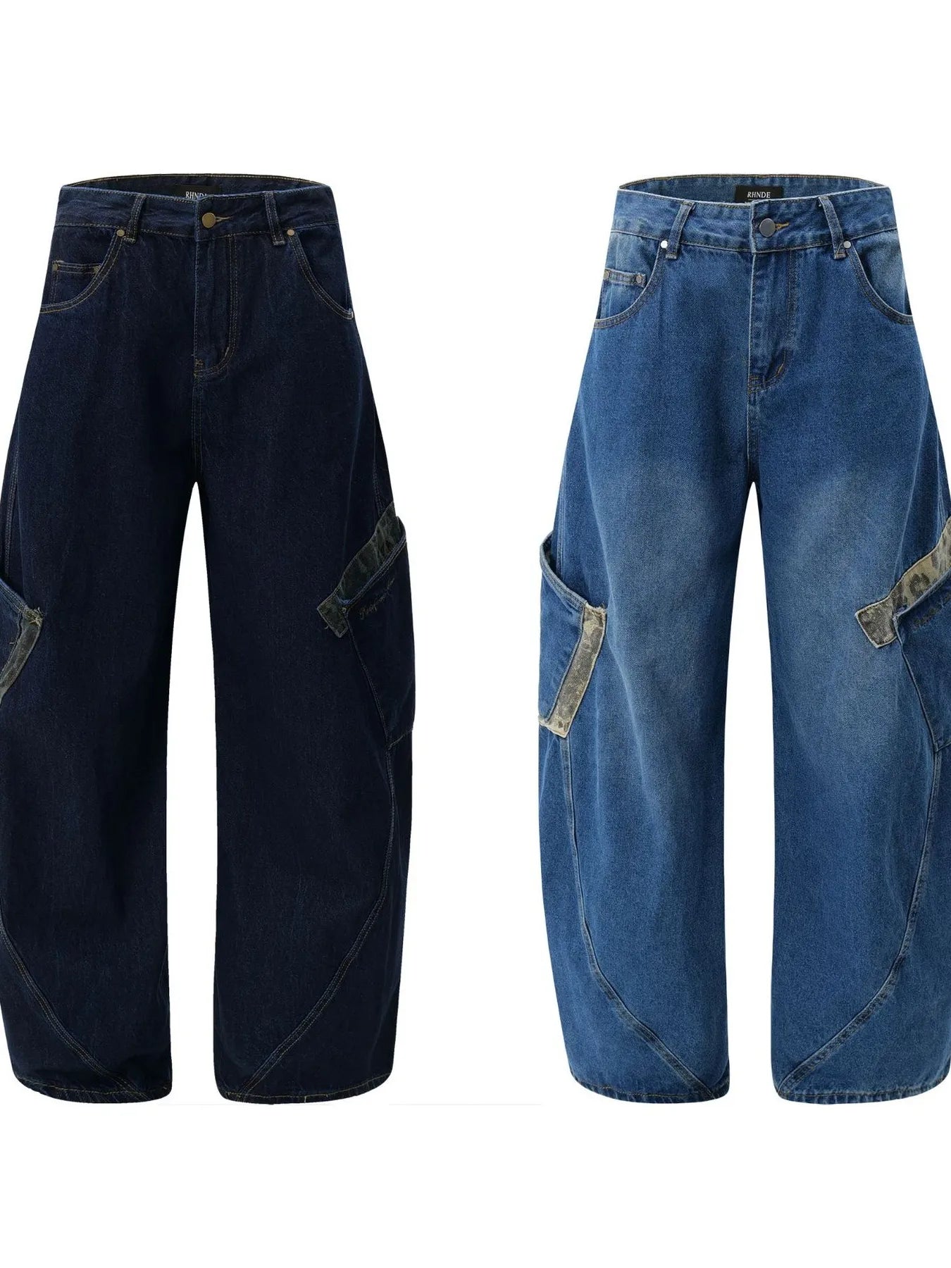 Men's Oversized Cargo Jeans - Farnelli