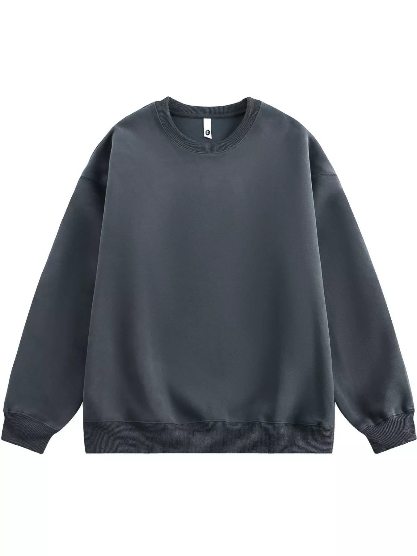 Men's Plus Size Crew Neck Long Sleeve Sweatshirt - Farnelli