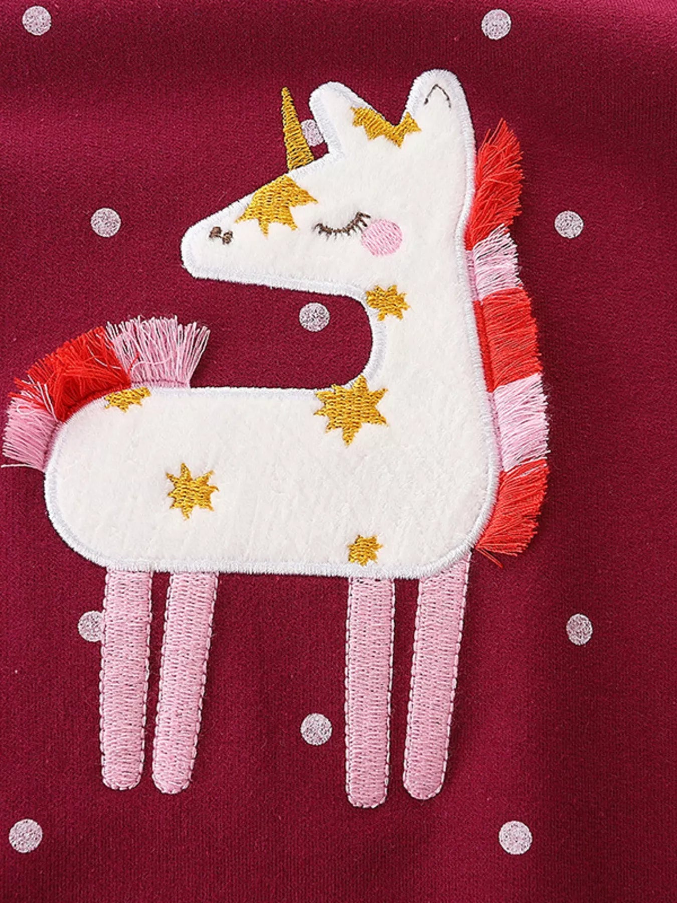 Children's Unicorn Round Neck Sweatshirt - Farnelli