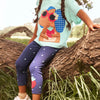 Children's Animal Tee and Polka Dot Leggings Set - Multicolor