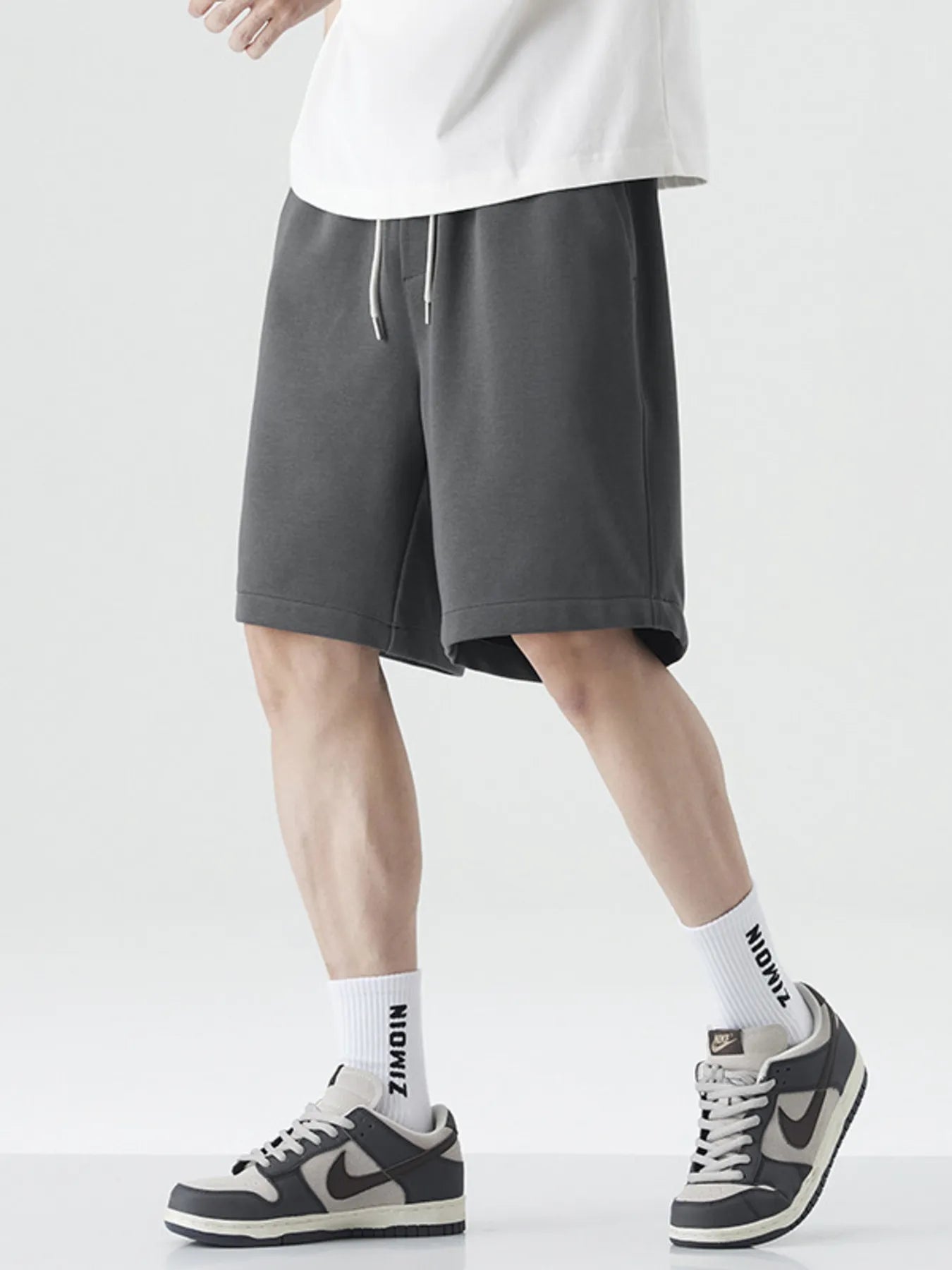Men's Drawstring Wide Leg Shorts - Farnelli