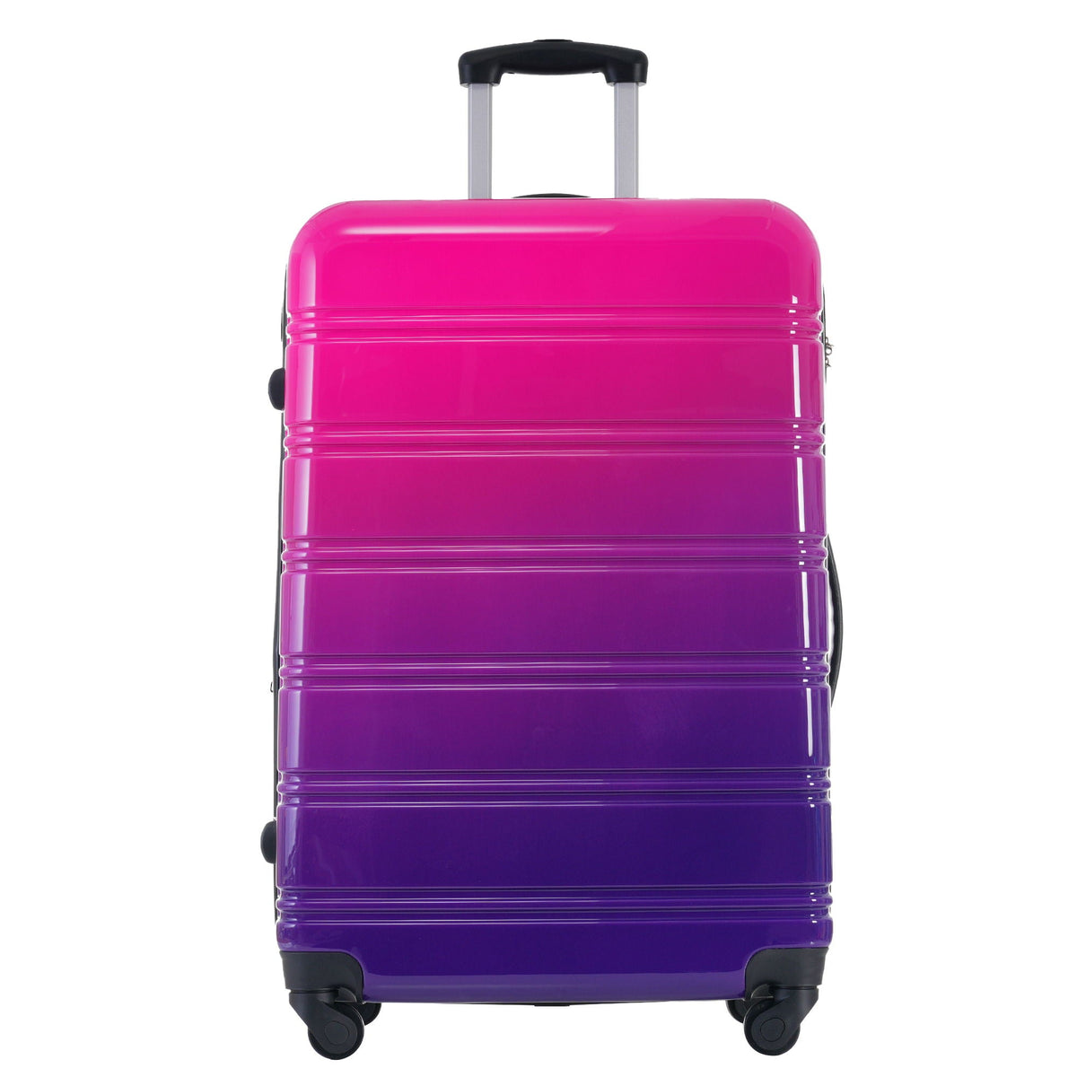 Light blue or purple gradient hardshell luggage set with spinner wheels and TSA lock by HouseOfZazla