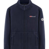 Men's Plus Size Zip Up Long Sleeve Jacket - Navy