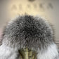 Genuine Silver Fox Fur Genuine Leather Hat
