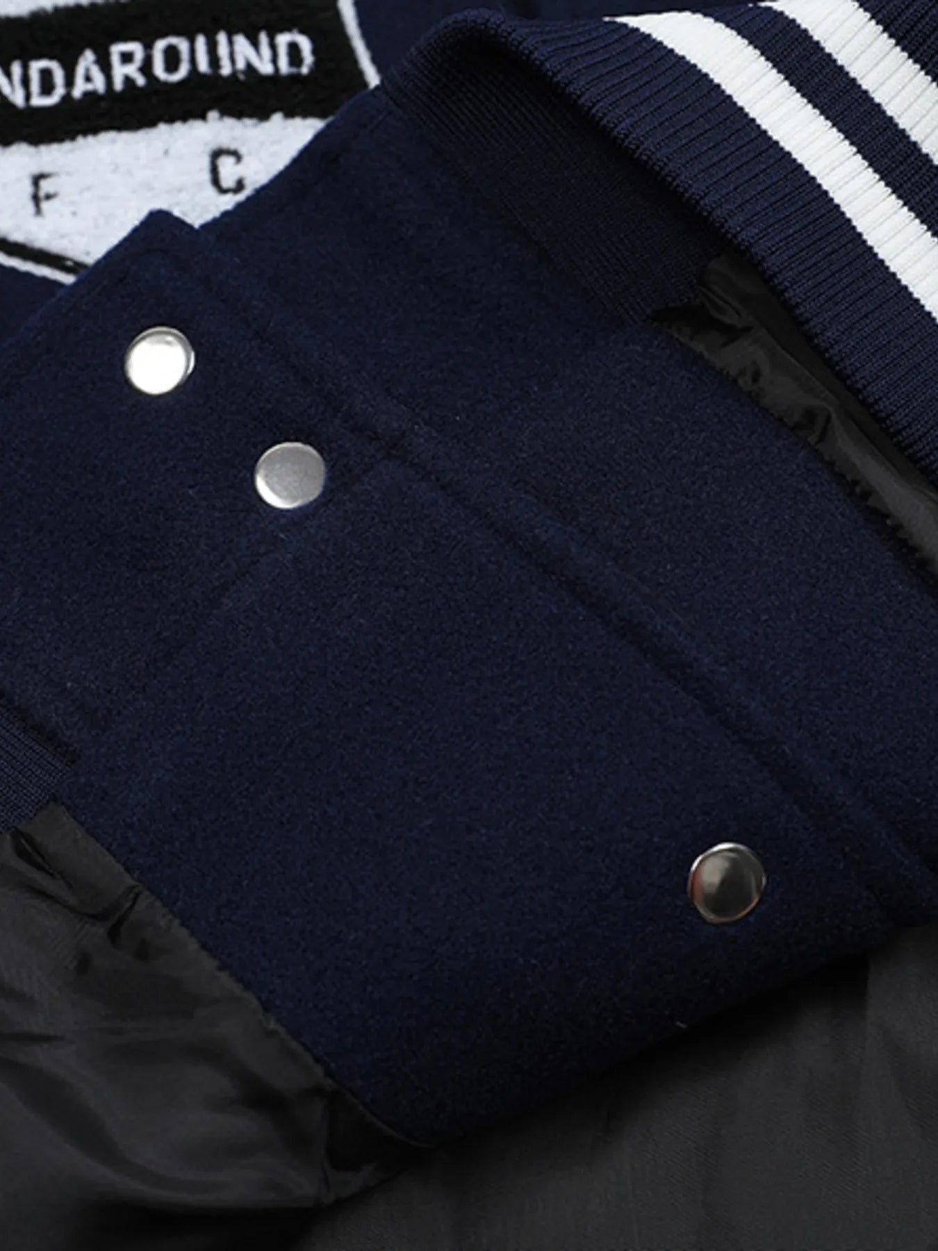 Men's Baseball Bomber Jacket with Patches - Farnelli