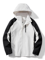 Men's Plus Size Waterproof Hooded Outdoor Jacket - Farnelli