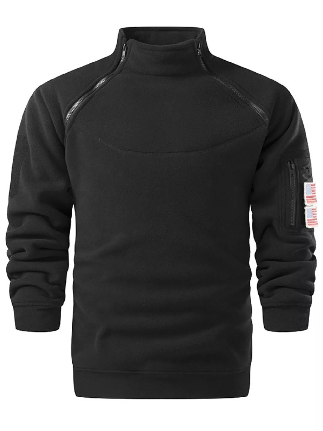 Men's Plus Size Fleece Lined Long Sleeve Sweatshirt - Farnelli