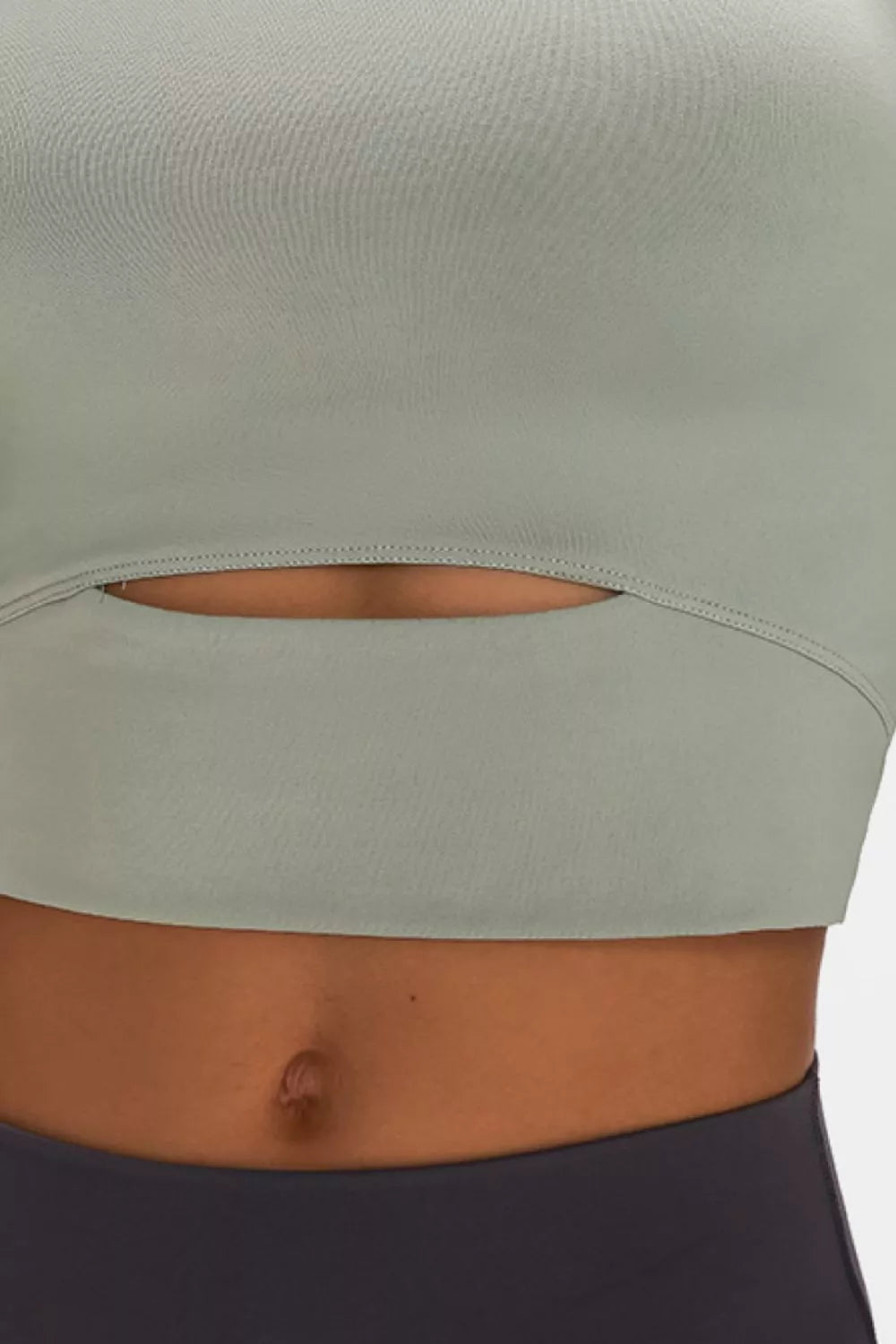 Millennia Long Sleeve Cropped Top With Sports Strap - Farnelli