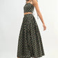 MABLE Floral Crop Top and Skirt Set - Farnelli