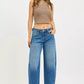 RISEN Slouchy Cropped Barrel Jeans - Farnelli
