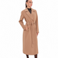 Justine Cashmere Blend Overcoat in Camel, 100cm