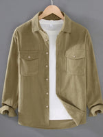 Men's Plus Size Button Down Collared Neck Shirt - Farnelli