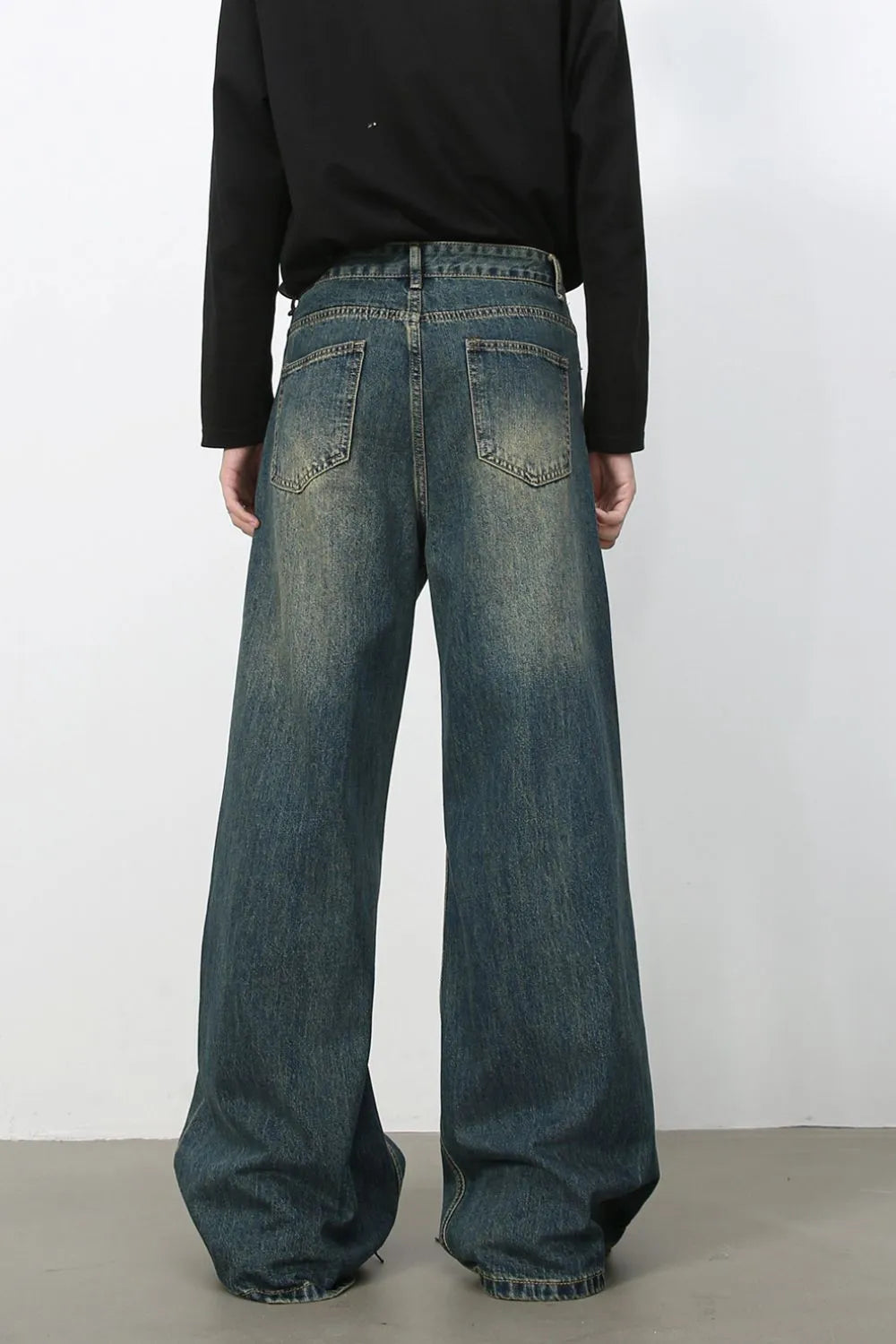 Men's Wide Leg Jeans - Farnelli