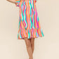Haptics Tiered Woven Ruffle Hem Dress - Farnelli