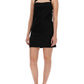 Versace Women Wool Blend Straight Mini Dress With Cut-Out