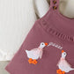 Children's Ruffled Trim Bodysuit and Dress Set with Headband - Farnelli