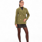 Sorrento Cashmere Blend Coat in Olive