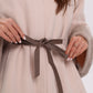 Genuine Mink Fur Double Face Wool Poncho