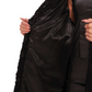Noir Genuine Karakul Wool Overcoat