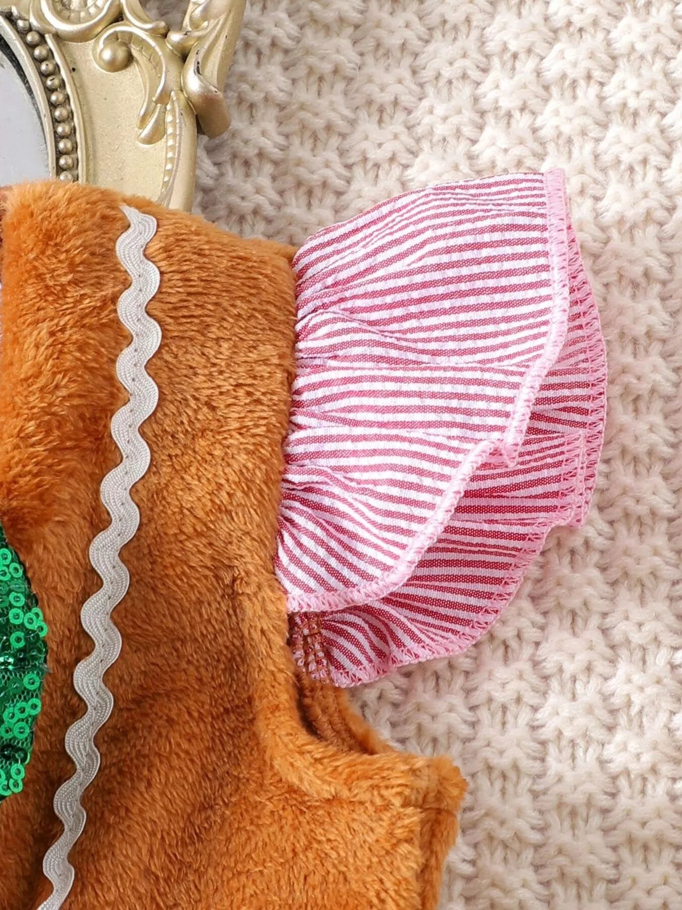 Children's Christmas Lace Detail Dress - Farnelli