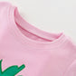 Children's Strawberry Round Neck Tee and Shorts Set - Farnelli
