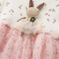 Children's Bunny Applique Tulle Dress - Farnelli