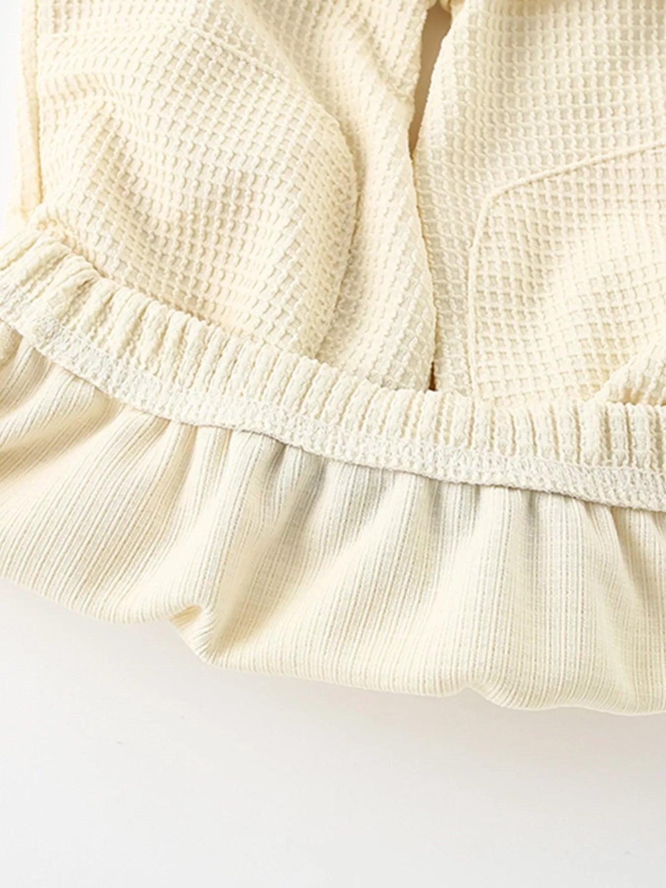 Children's Waffle Knit Tee and Shorts Set - Farnelli