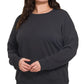 Zenana Full Size Fleece Drop Shoulder Sweatshirt Plus Size - Farnelli