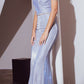 CLEARANCE - Eureka 9811 Cold-Shoulder Mermaid Long Dress (Size L)