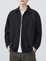 Men's Plus Size Button Up Long Sleeve Shirt - Farnelli