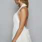 POL Backless Halter Sleeveless Top with Smocking Shirring Detail - Farnelli
