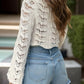 Openwork Flare Sleeve Cover-Up - Farnelli