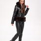 Genuine Polar Fox Real Leather Transformer Jacket