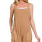 Zenana Knit Waffle Wide Leg Overalls - Farnelli