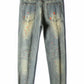 Men's Distressed Slim Fit Jeans - Farnelli
